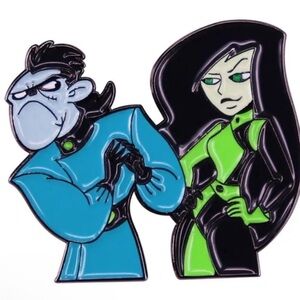 Kim Possible Characters Shego and Dr. Drakken Kim Possible Enamel